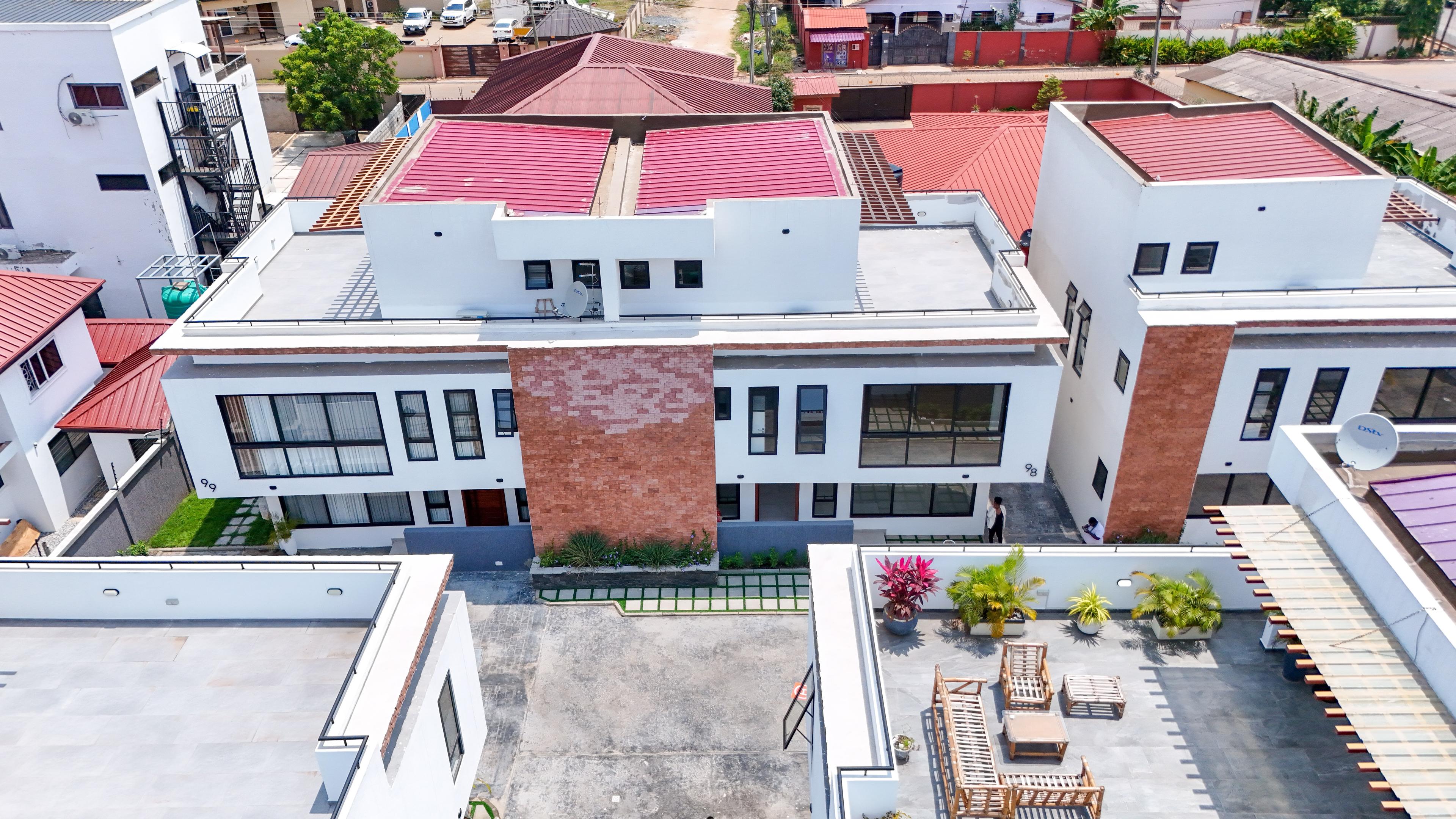 Modern 3-Bedroom + Staff Quarters at The Nines Residence, Tse Addo — $1,800/mo